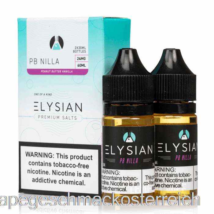 PB Nilla – Elysian Salts – 60 Ml, 24 Mg Vape-Geschmack
